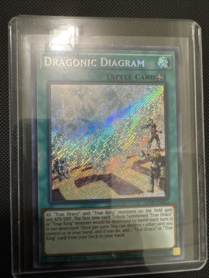 Dragonic Diagram (secret rare) MP18-EN015 2018 Mega-Tins Mega Pack 1st Edition-image