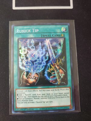 Yu-Gi-Oh! TCG Runick Tip 25th Anniversary TiN: Dueling Heroes Mega Pack...-image