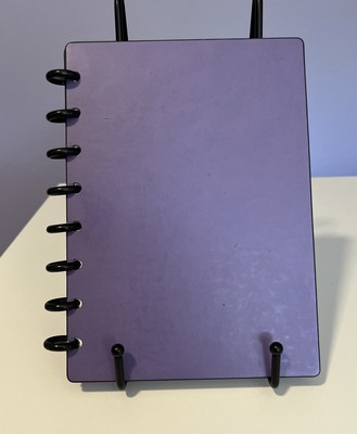 Levenger Circa Light Purple Notebook Junior Size Light Use Divider Pages-image