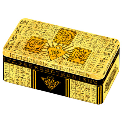 Yu-Gi-Oh! 2022 Tin of the Pharaoh's Gods Factory Sealed 3 Mega Booster Packs-image