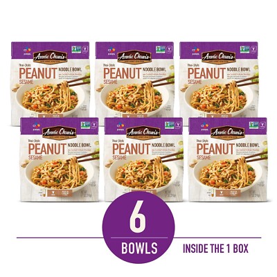 Annie Chun's Bowl, Noodle, Thai-Style Peanut Sesame Flavor, 8.7 Oz 6ct-image