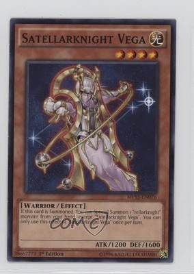 2015 Yu-Gi-Oh! Mega-Tins Mega Pack 1st Edition Stellarknight Vega 12bz-image