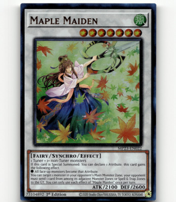 Yugioh Maple Maiden 25th Anniv. Tin: Dueling Heroes Mega Pack-image