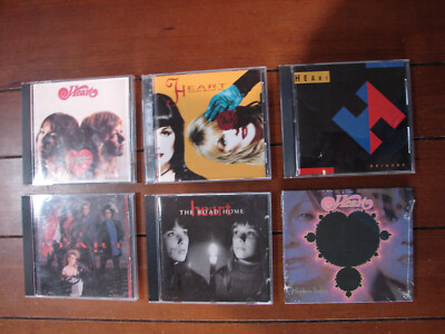 6 CDs Heart Dreamboat Annie - Brigade - S/T(1985) - Jupiter's Darling - Desire-image