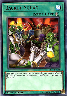 Backup Squad MP18-EN145 Yu-Gi-Oh! Card NM 1st Edition-image