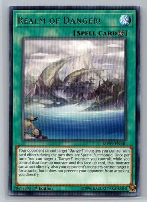 Realm of Danger! #MP19-EN140 2019 Gold Sarcophagus Tin Mega Pack Rare G37-image