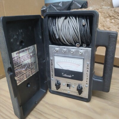 Annie Electronic Temperature Analyzer Model A-8 with Carrying Case and Probe-image