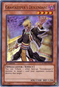 Gravekeeper's Descendant - 1st Ed Legendary Collection 3: Yugi's World MP YuGiOh-image