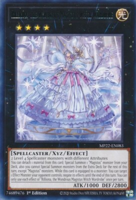 1x Rilliona, the Wondrous Magistu NM Eng YuGiOh - 2022 Mega Tin - Pharoah's Gods-image