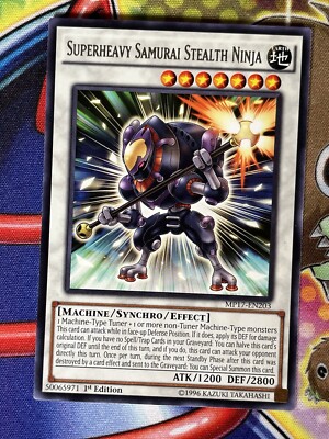 Yugioh Superheavy Samurai Stealth Ninja MP17-EN203 Single-image