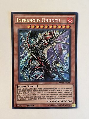Yu-Gi-Oh! TCG Infernoid Onuncu 2018 Mega Tin Pack MP15-EN209 1st Edition Secret-image