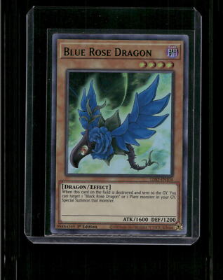Legendary Duelists: Season 2 #LDS2-EN104 Blue Rose Dragon Green 1st Ed-image