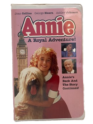 Annie: A Royal Adventure (VHS 1995) Clamshell Case Ashley Johnson Joan Collins-image