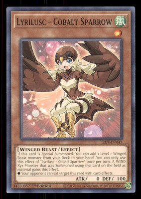 Yugioh Lyrilusc #LED8-EN042 Legendary Duelists: Synchro Storm LP-image