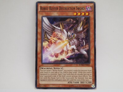 Yugioh! LP Robot Buster Destruction Sword - BOSH-EN022- Common - 1st Edition Li-image