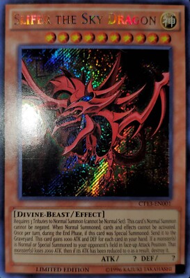 Yugioh 2016 Slifer The Sky Dragon Limited Ed. CT13-EN001 Near Mint-image