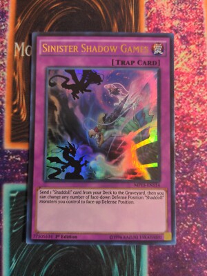 Yu-Gi-Oh! Sinister Shadow Games MP15-EN114 1st Edition Ultra Rare NM -image