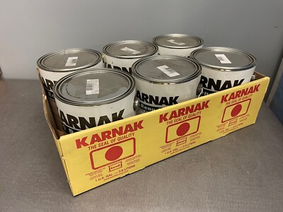 6 Cans of Karnak 529 Renu-White Acrylic Coating (1 Gallon)-image