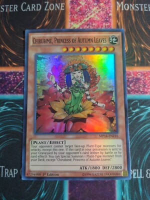 Yu-Gi-Oh! Chirubim, Princess of Autumn Leaves MP14-EN216 1st Edition Super NM -image