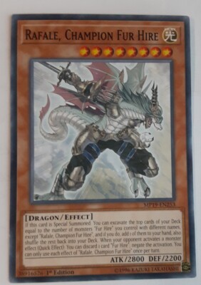Yu-Gi-Oh! TCG Rafale, Champion Fur Hire 2019 Gold Sarcophagus Tin Mega Pack Mp1…-image