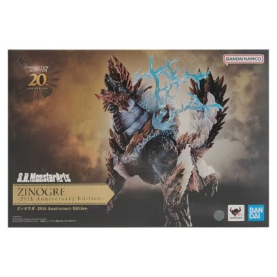 Original Bandai S.H.MonsterArts SHM Monster Hunter Zinogre 20th Model Toys-image