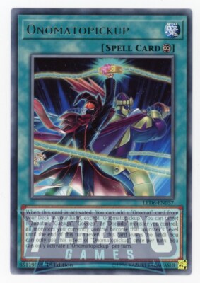 Yugioh Onomatopickup LED6-EN037 Rare 1st Edition NM/LP-image