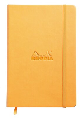 RHODIA 118608C - Rigid Notebook Webnotebook Orange - A5 - Lined - 192 Pages --image