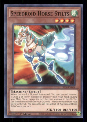 Yu-gi-oh Speedroid Horse Stilts #LED8-EN014 Legendary Duelists: Synchro Storm LP-image