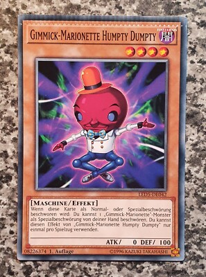 Yugioh Misprint LED5-EN042 Gimmick Puppet Humpty Dumpty 1st Edition MINT-image