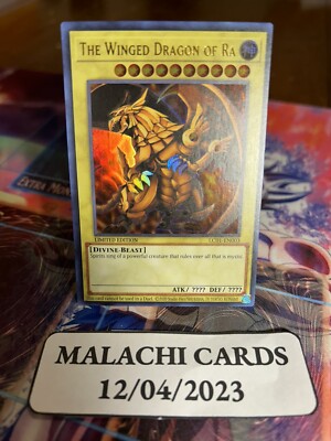 Yugioh x1 The Winged Dragon of Ra LC01-EN003 Ultra Rare Limited Ed (Near Mint!)-image