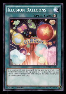 Yugioh Illusion Balloons #MP15-EN226 2015 Mega-Tins Mega Pack LP-image
