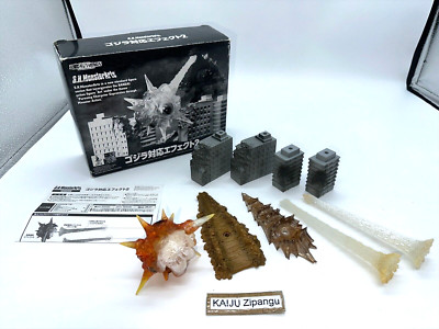 2014 S.H.MonsterArts Godzilla Effect 2 Parts Set 60th Anniversary Kaiju Bandai-image