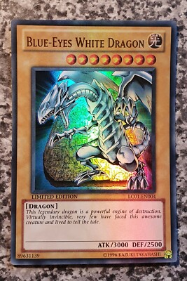 Yugioh Blue-Eyes White Dragon LC01-EN004 Ultra Rare Limited Edition NM 2010-image