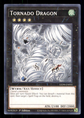 Yu-gi-oh Tornado Dragon #LED8-EN055 Legendary Duelists: Synchro Storm LP-image