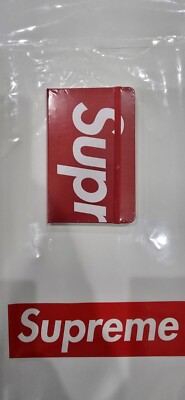 SUPREME/MOLESKIN SMALL NOTEBOOK RED OS FW24 WEEK 6 (100% AUTHENTIC) BRAND NEW -image