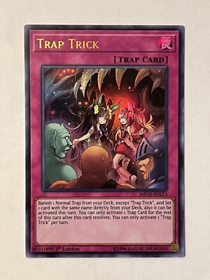 Trap Trick MP19-EN213 2019 Gold Sarcophagus Tin Mega Pack 1st Edition-image