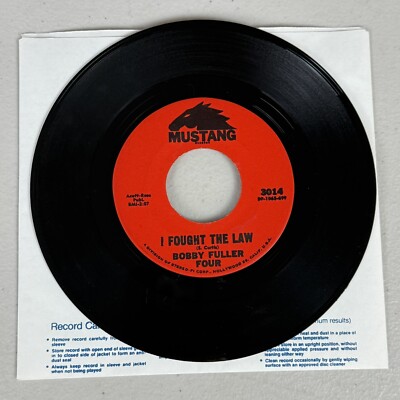 BOBBY FULLER FOUR I Fought The Law / Little Annie Lou 45 VG 1966 Mustang 3014-image