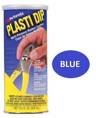 BLUE 14.5oz Performix PLASTI DIP Plastic Multi Rubber Grip Coating Handle Tool-image