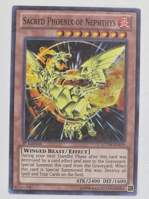 Sacred Phoenix of Nephthys - LCYW-EN259 - Yugi's World - Yugioh - *1ST EDITION*-image