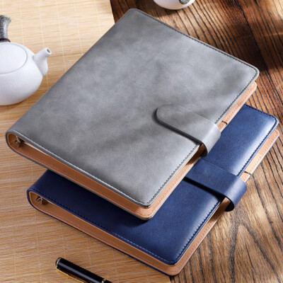 Refillable 200 Pages PU Leather Journal A5 Notebook Lined Paper Writing Diary-image