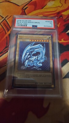 Yu-Gi-Oh Graded Psa 5 Blue Eyes White Dragon CT13-EN008 Mega Tins 2016 Limited-image