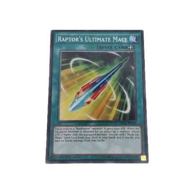 Yu-Gi-Oh! Raptor's Ultimate Mace - 2015 Mega-Tins MP16-EN145 Common 1st Edition-image