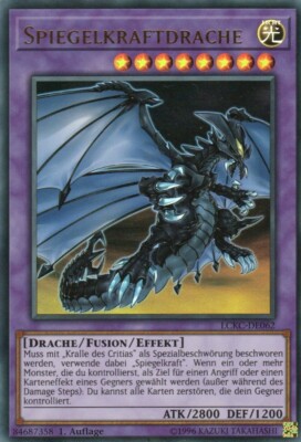 yugioh 1x mirror power dragon LCKC-DE062 ULTRA RARE 1 EDITION GERMAN-image