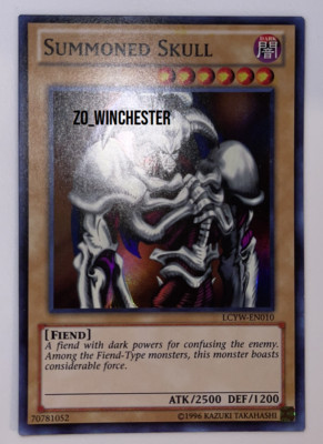 Summoned Skull LCYW-EN010 Super Rare Yugioh Card Anime Yugi Legendary CCG TCG-image