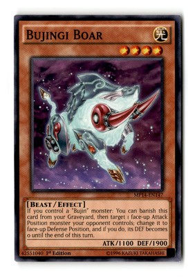 Bujingi Boar - MP14-EN147 1st Edition - YuGiOh-LP-image