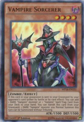 Yu-Gi-Oh! - Vampire Sorcerer  (MP14-EN151) - 2014 Mega-Tins - Ultra Rare - NM-image