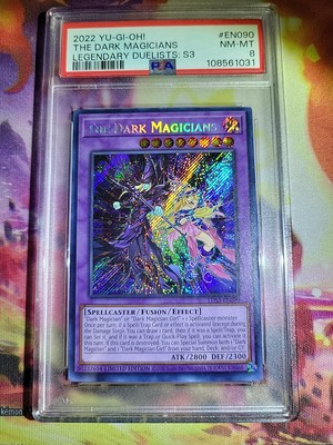 PSA 8 The Dark Magicians LDS3-EN090-image