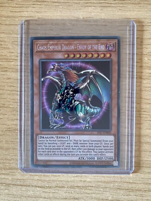 Yugioh Chaos Emperor Dragon - Envoy Of The End Secret Rare 25th - IOC-EN000-image