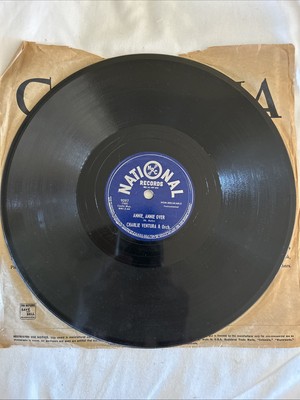 CHARLIE VENTURA 78 rpm NATIONAL 9097-Can’t Help Lovin’/Annie, Annie Over Jazz V+-image