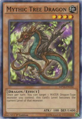Mythic Tree Dragon - MP14-EN134 - Common - 1st Edition NM YuGiOh!  2014 Mega-Tin-image